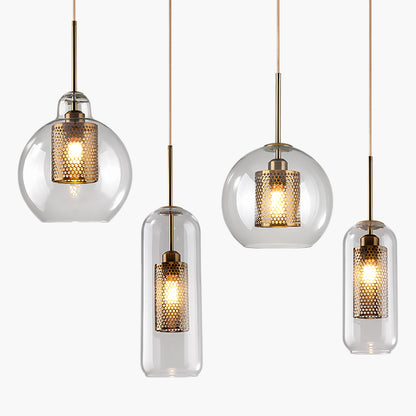 Combined Chiswick Modern Crystal Pendant Light