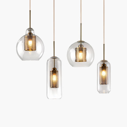 Combined Chiswick Modern Crystal Pendant Light