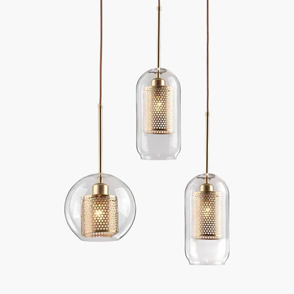 Combined Chiswick Modern Crystal Pendant Light