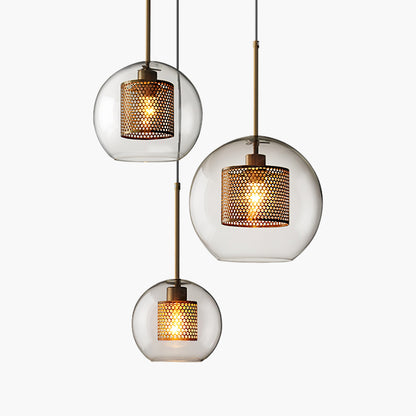 Combined Chiswick Modern Crystal Pendant Light