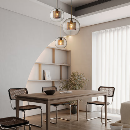 Combined Chiswick Modern Crystal Pendant Light