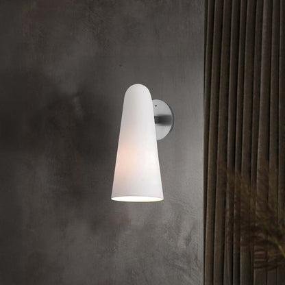 Conical Contemporary Crystal Wall Lamp