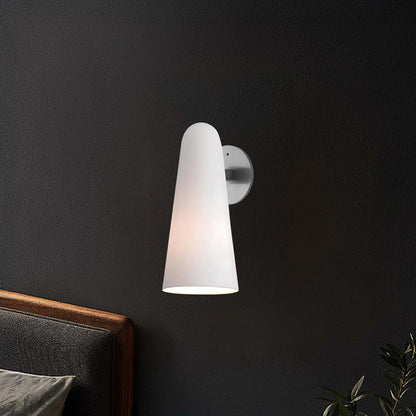 Conical Contemporary Crystal Wall Lamp