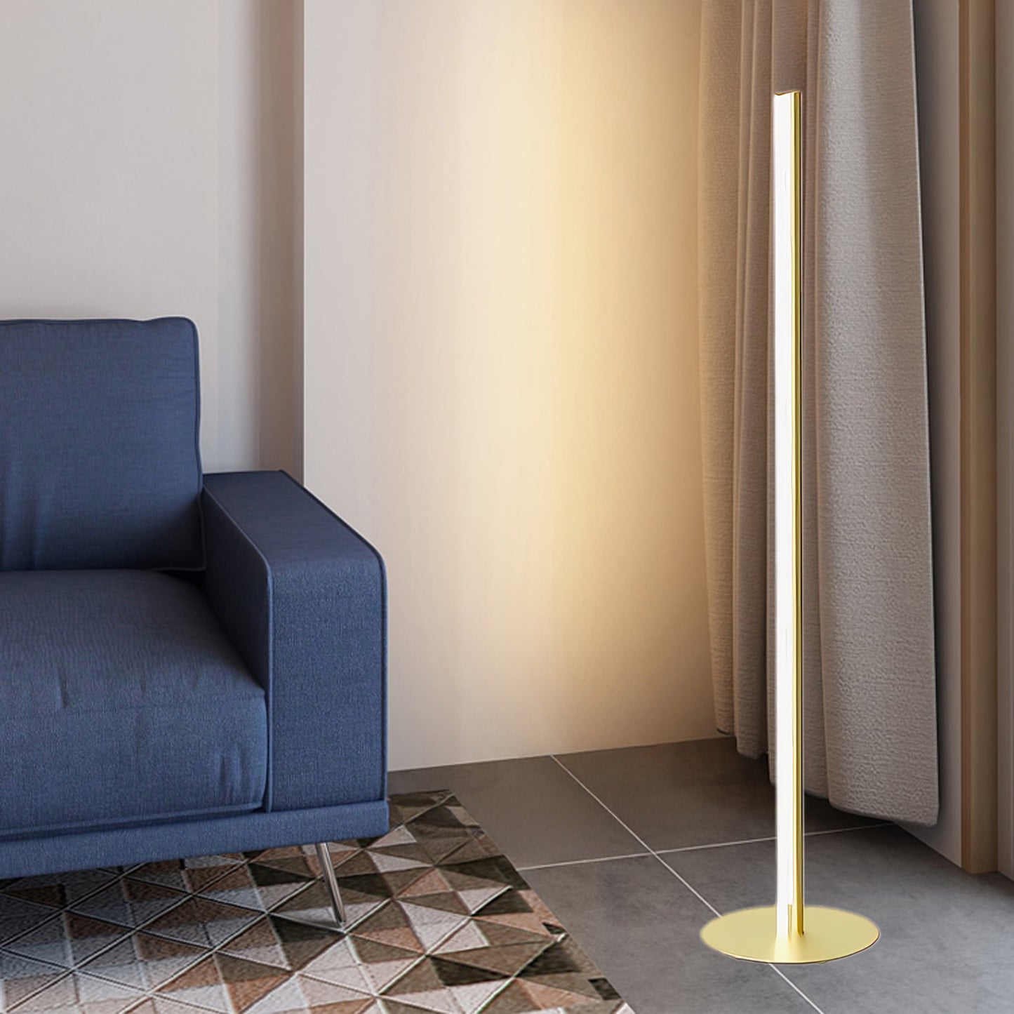 Coordinates Modern Metal Floor Lamp