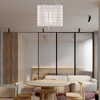 Cosmic Cube Led Contemporary Metal Pendant Light