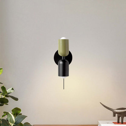 Couleur Double Plug In Eclectic Crystal Wall Lamp