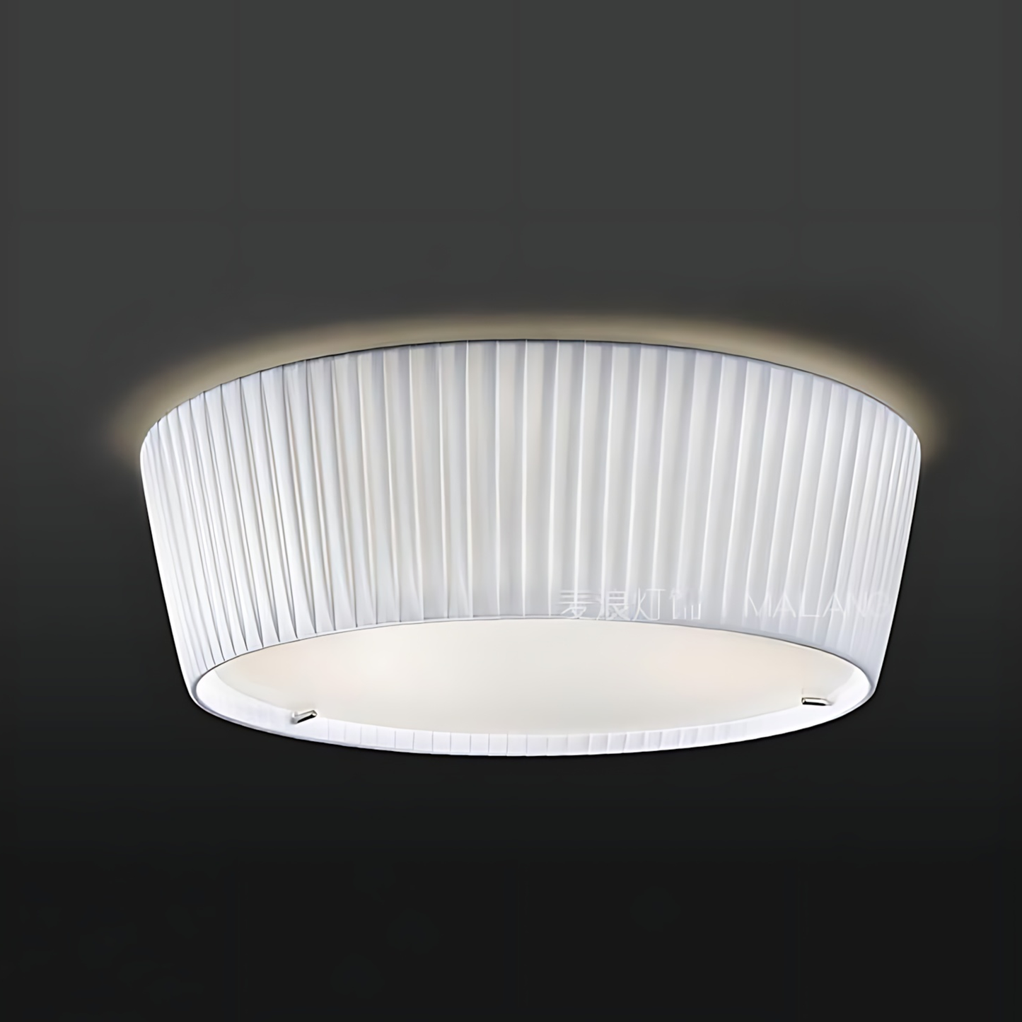 Cream Nordic Alcove Ceiling Lamp