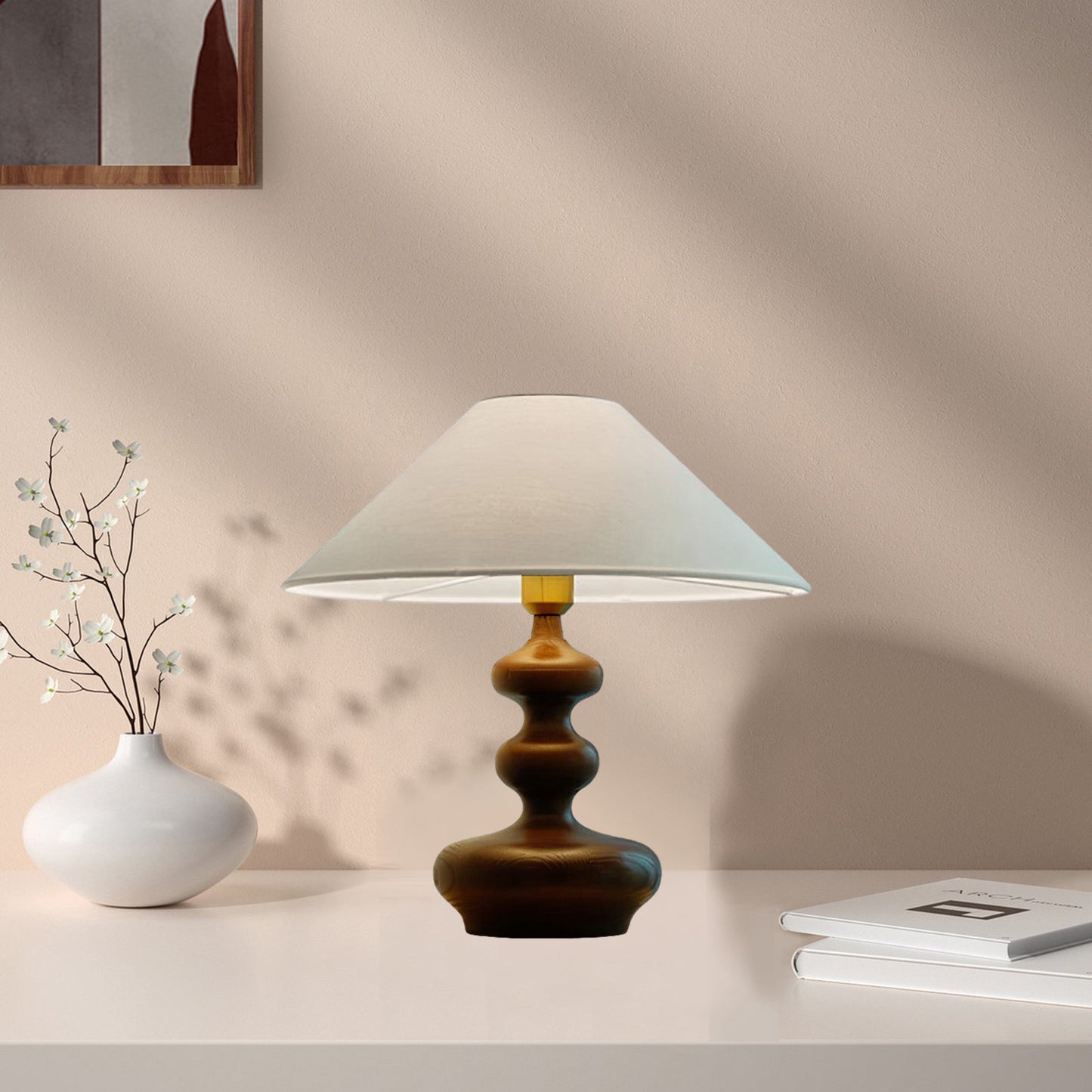 Creative Gourd Eclectic Metal Table Lamp