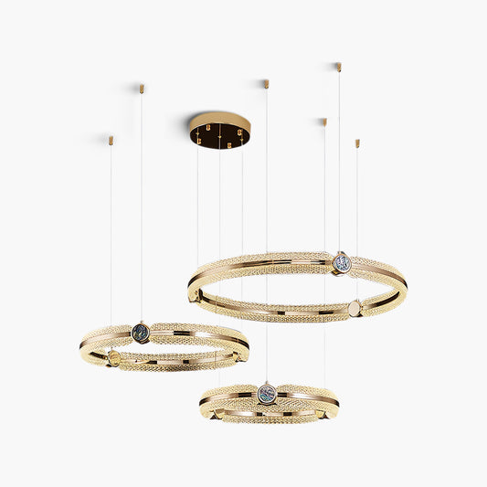 Creative Ring Modern Metal Chandelier