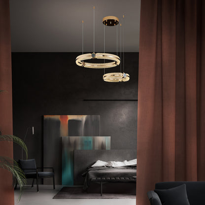 Creative Ring Modern Metal Chandelier