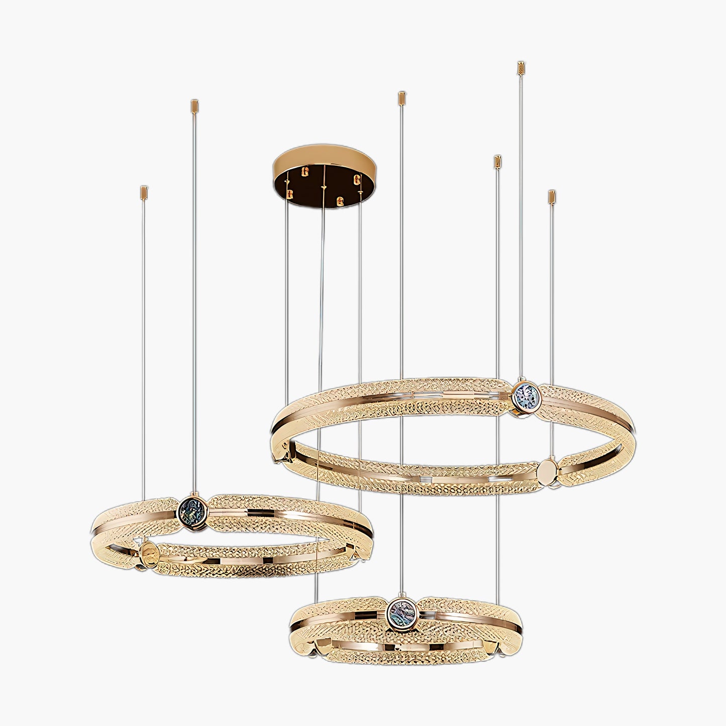 Creative Ring Modern Metal Chandelier