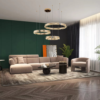 Creative Ring Modern Metal Chandelier