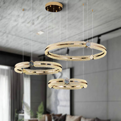 Creative Ring Modern Metal Chandelier