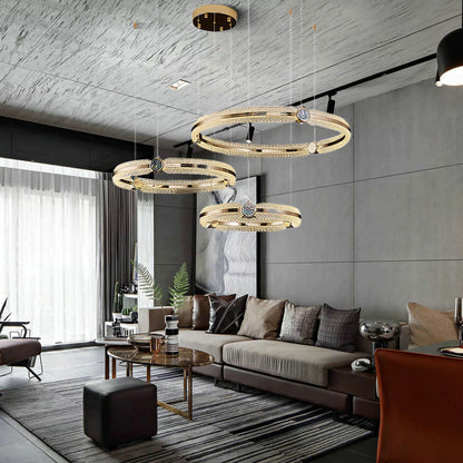 Creative Ring Modern Metal Chandelier