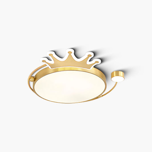 Crown Traditional Brass Ceiling Light