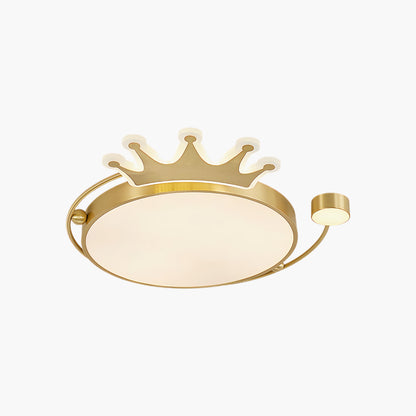 Crown Traditional Brass Ceiling Light