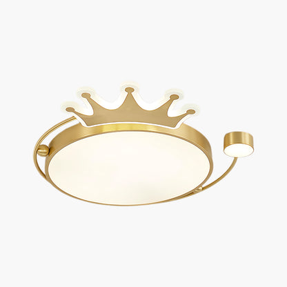 Crown Traditional Brass Ceiling Light