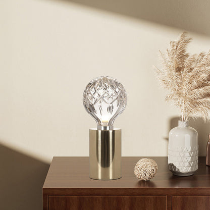 Crystal Bulb Traditional Table Lamp