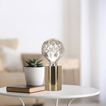 Crystal Bulb Traditional Table Lamp