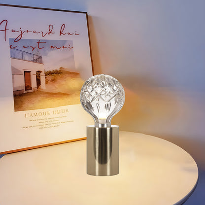 Crystal Bulb Traditional Table Lamp