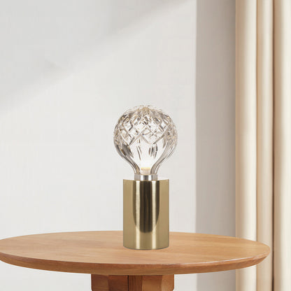 Crystal Bulb Traditional Table Lamp