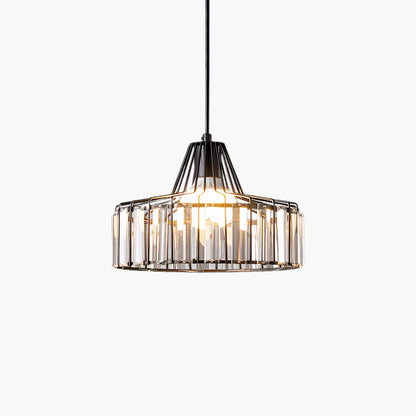 Crystal Drum Modern Pendant Lamp