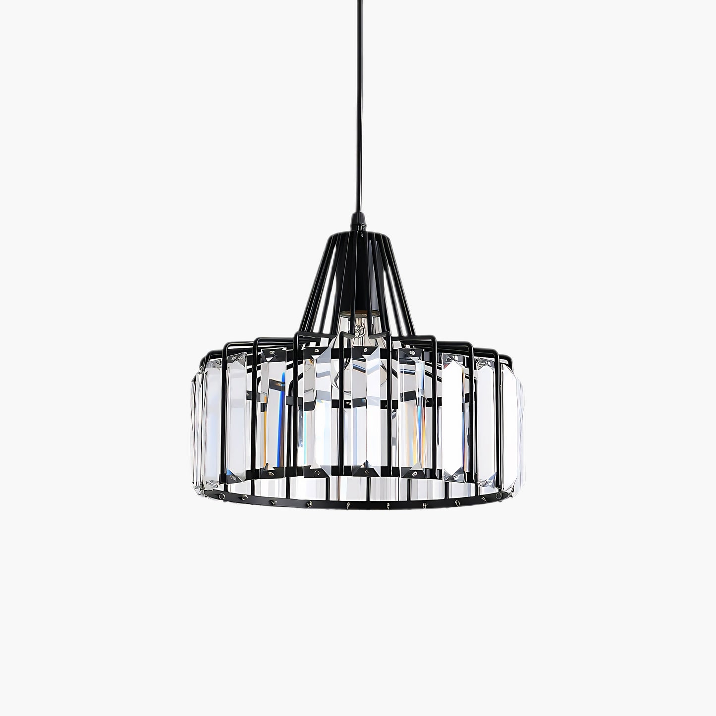 Crystal Drum Modern Pendant Lamp