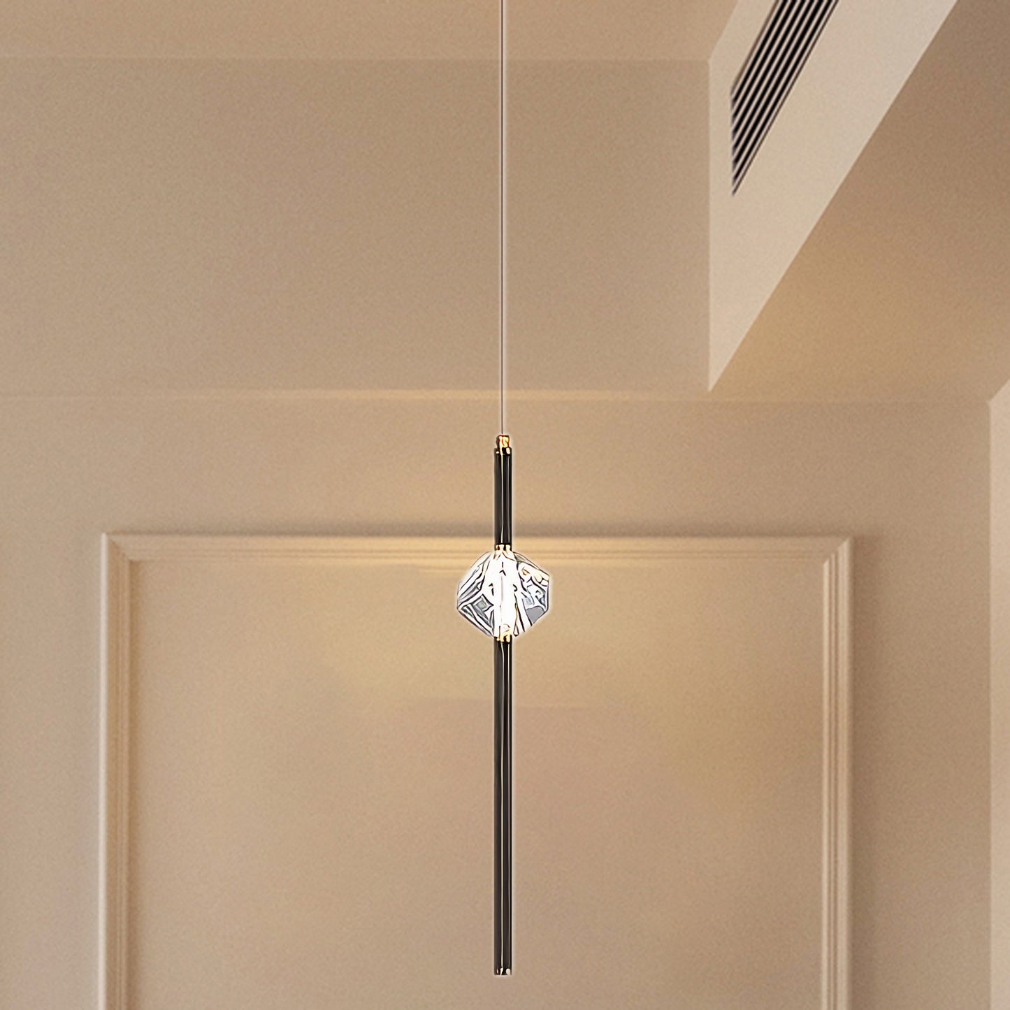 Crystal LED Contemporary Pendant Lamp