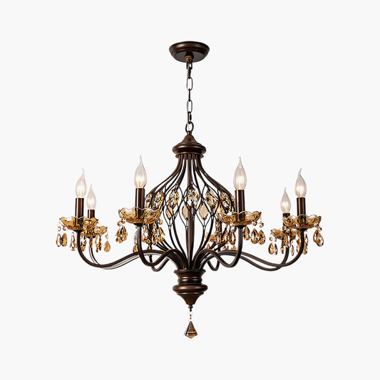 Crystorama Regis Luxury Metal Chandelier