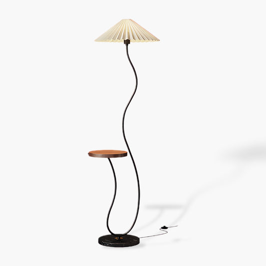 Curvatura Contemporary Metal Floor Lamp