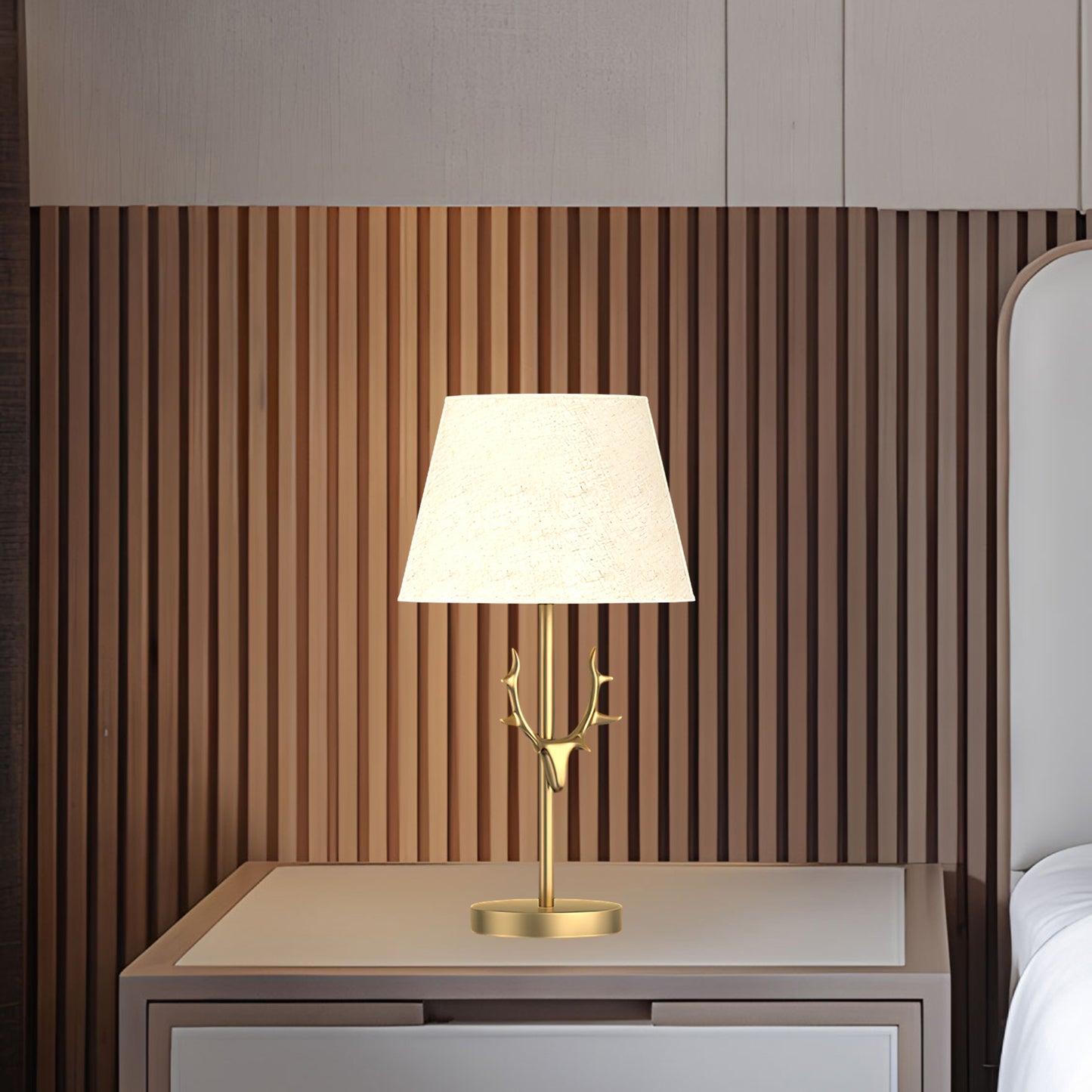 Dalton Rustic Brass Table Lamp