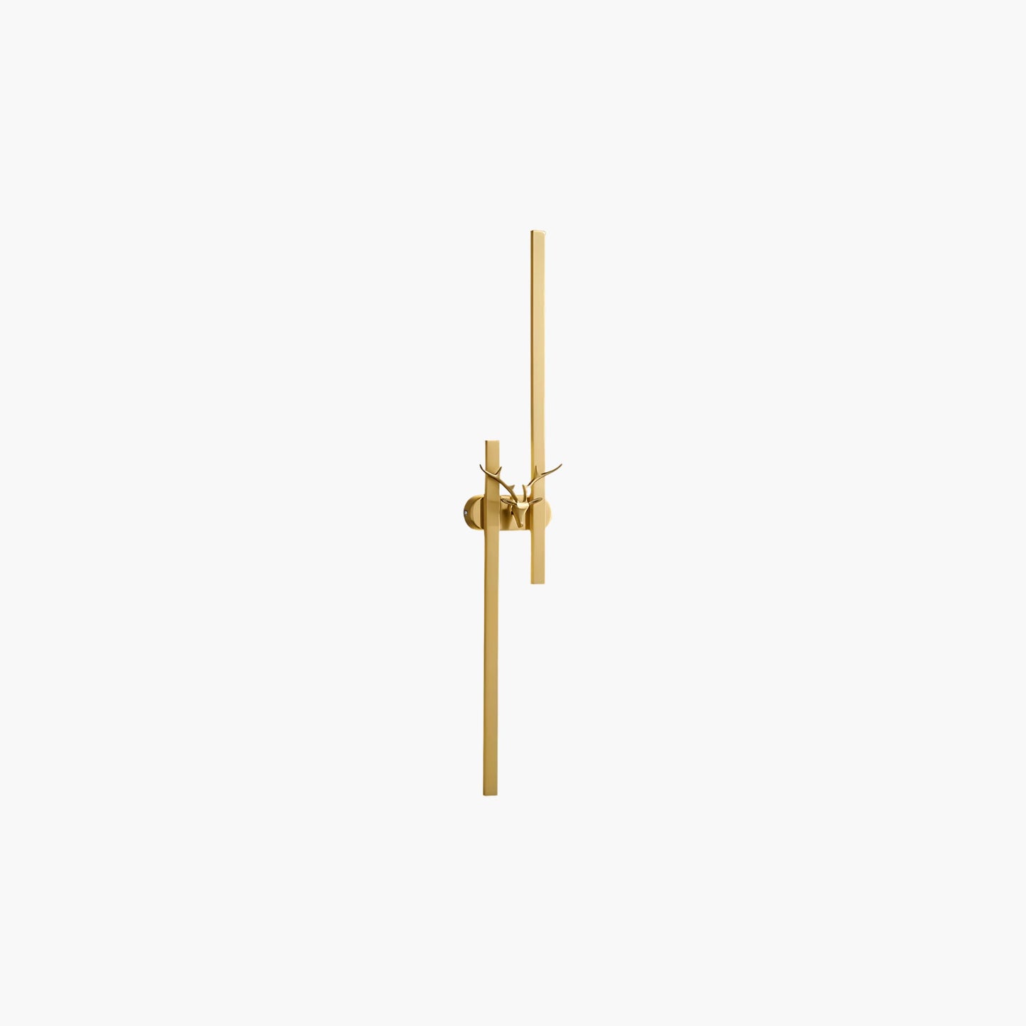 Deer Wall Luxury Brass Lamp