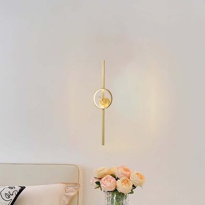 Deer Wall Luxury Brass Lamp