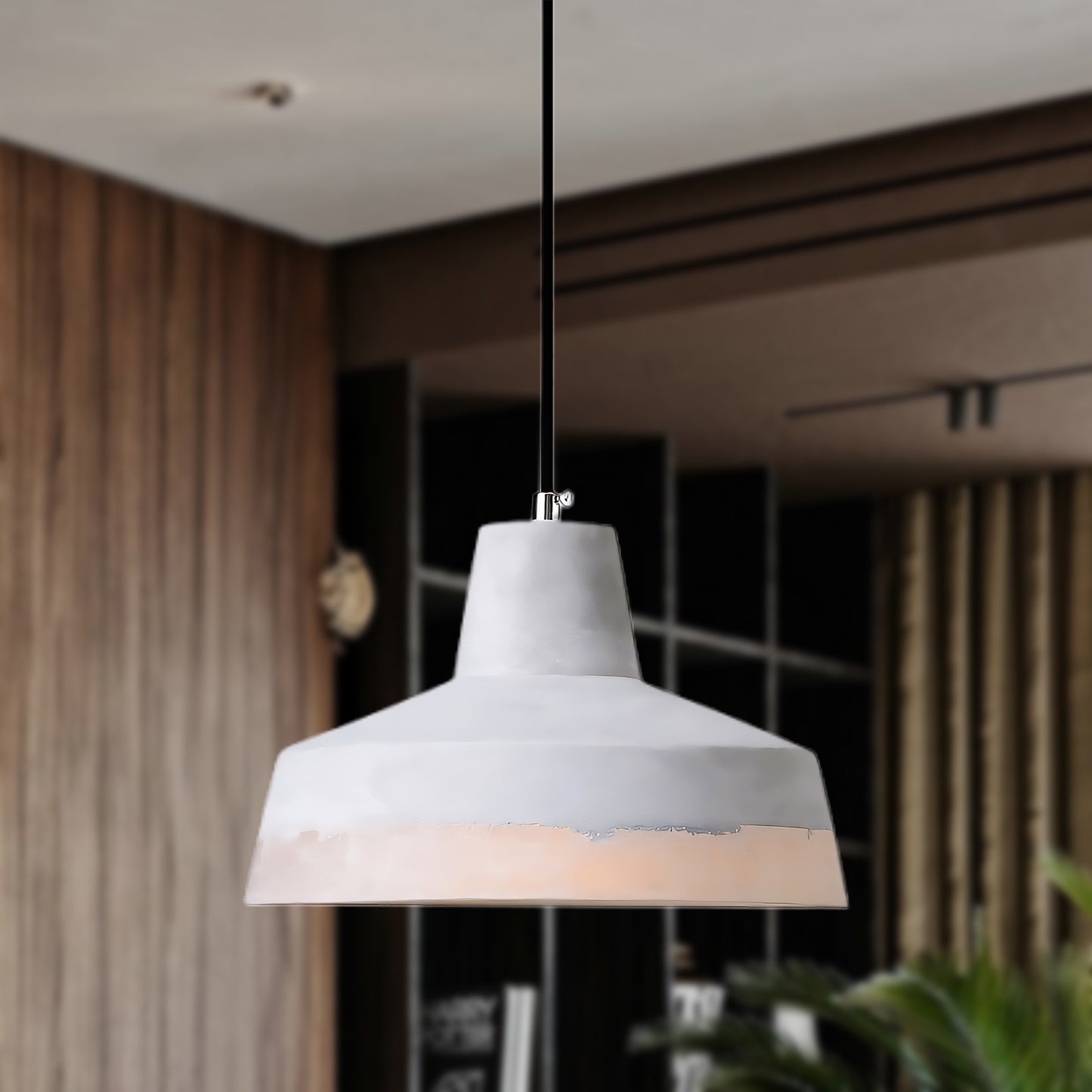 Delia Cement Eclectic Material Pendant Light