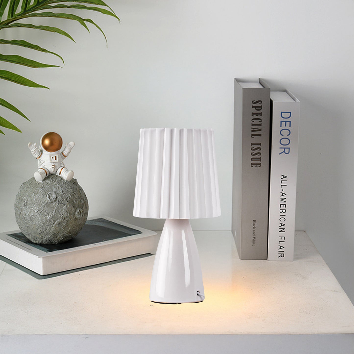 Delilah Contemporary Crystal Table Lamp