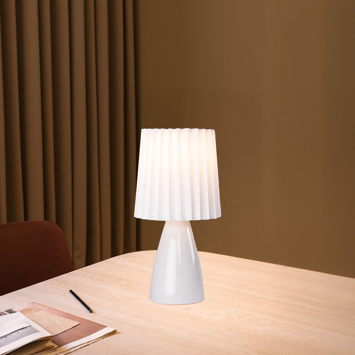 Delilah Contemporary Crystal Table Lamp