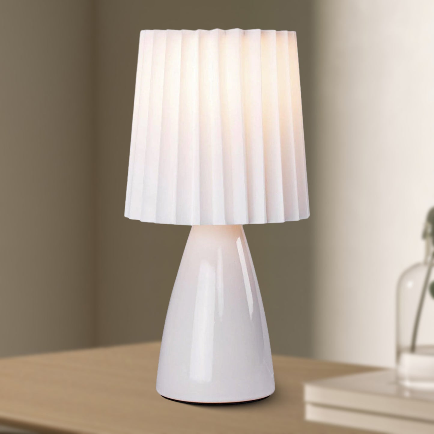 Delilah Contemporary Crystal Table Lamp