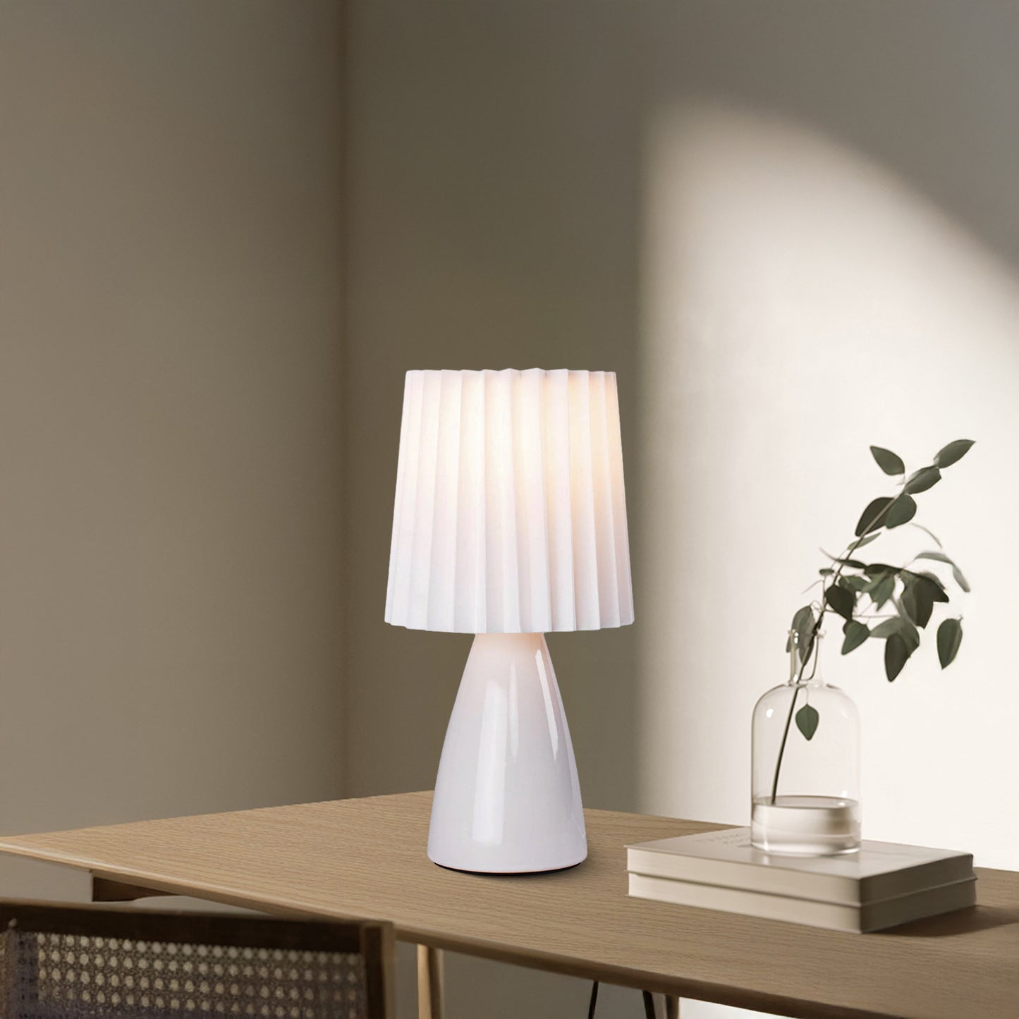 Delilah Contemporary Crystal Table Lamp