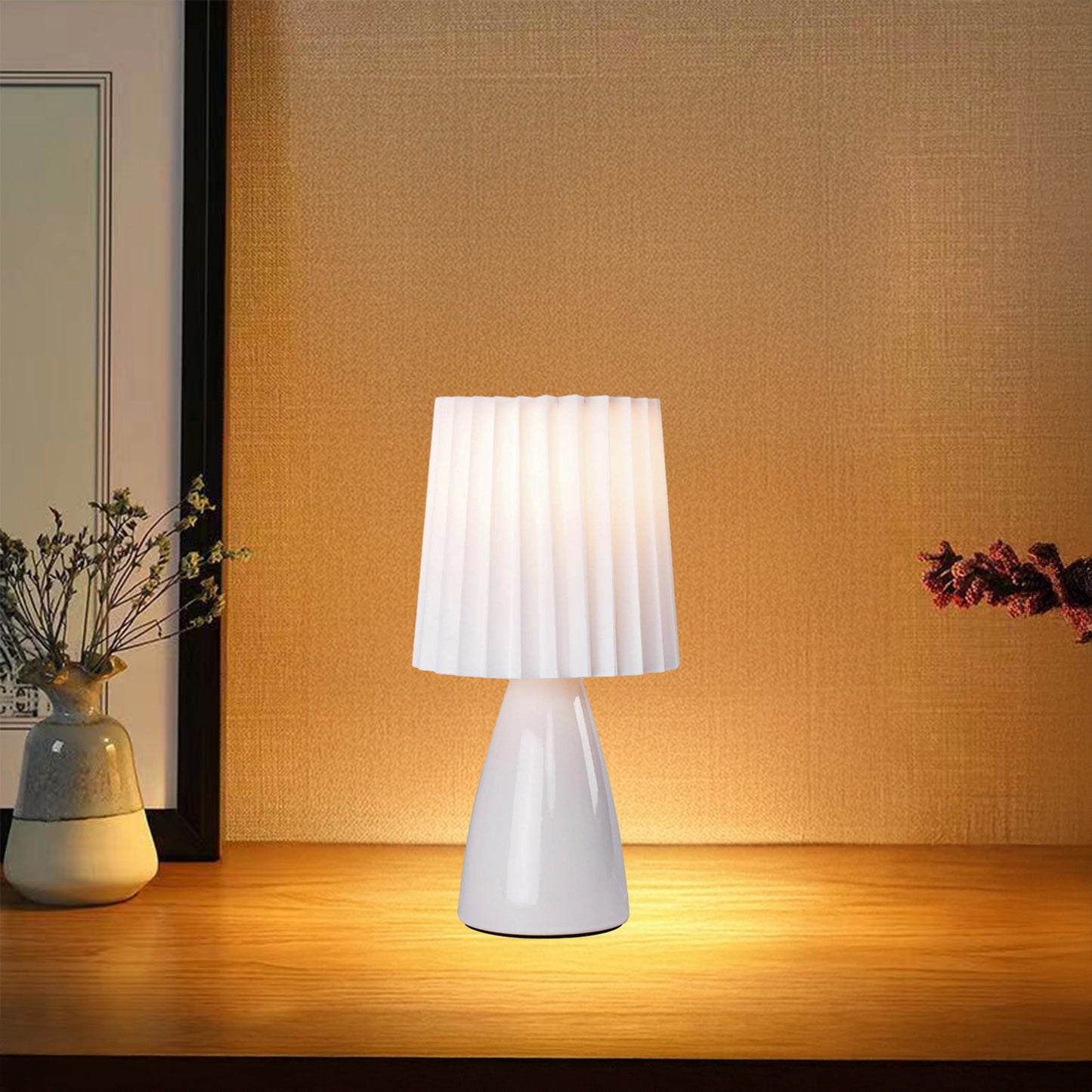 Delilah Contemporary Crystal Table Lamp