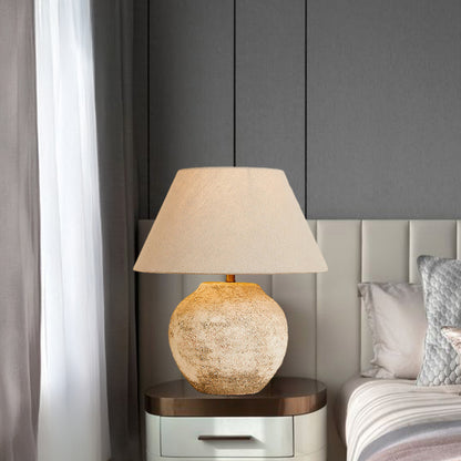 Desert Sand Eclectic Metal Table Lamp