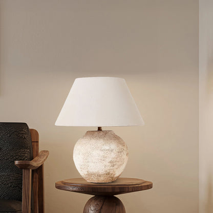 Desert Sand Eclectic Metal Table Lamp