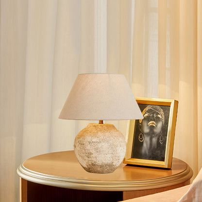 Desert Sand Eclectic Metal Table Lamp