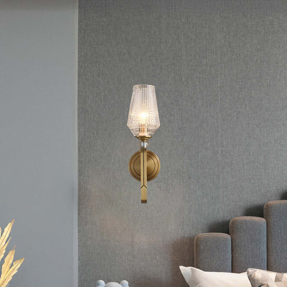 Devora Brass Luxury Crystal Wall Lamp