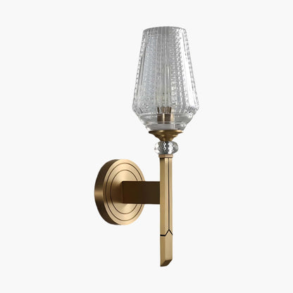 Devora Brass Luxury Crystal Wall Lamp