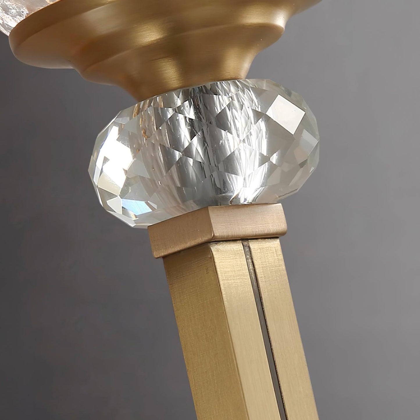 Devora Brass Luxury Crystal Wall Lamp