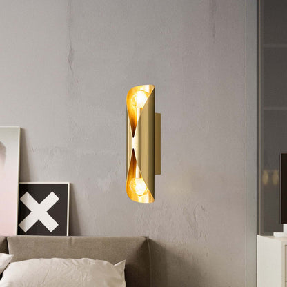 Diamonds Brass Modern Crystal Wall Lamp