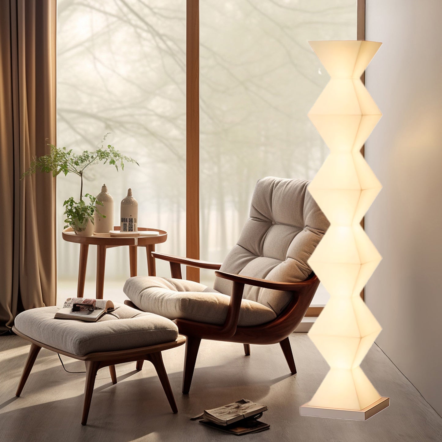 Dickson Minimalist Crystal Floor Lamp