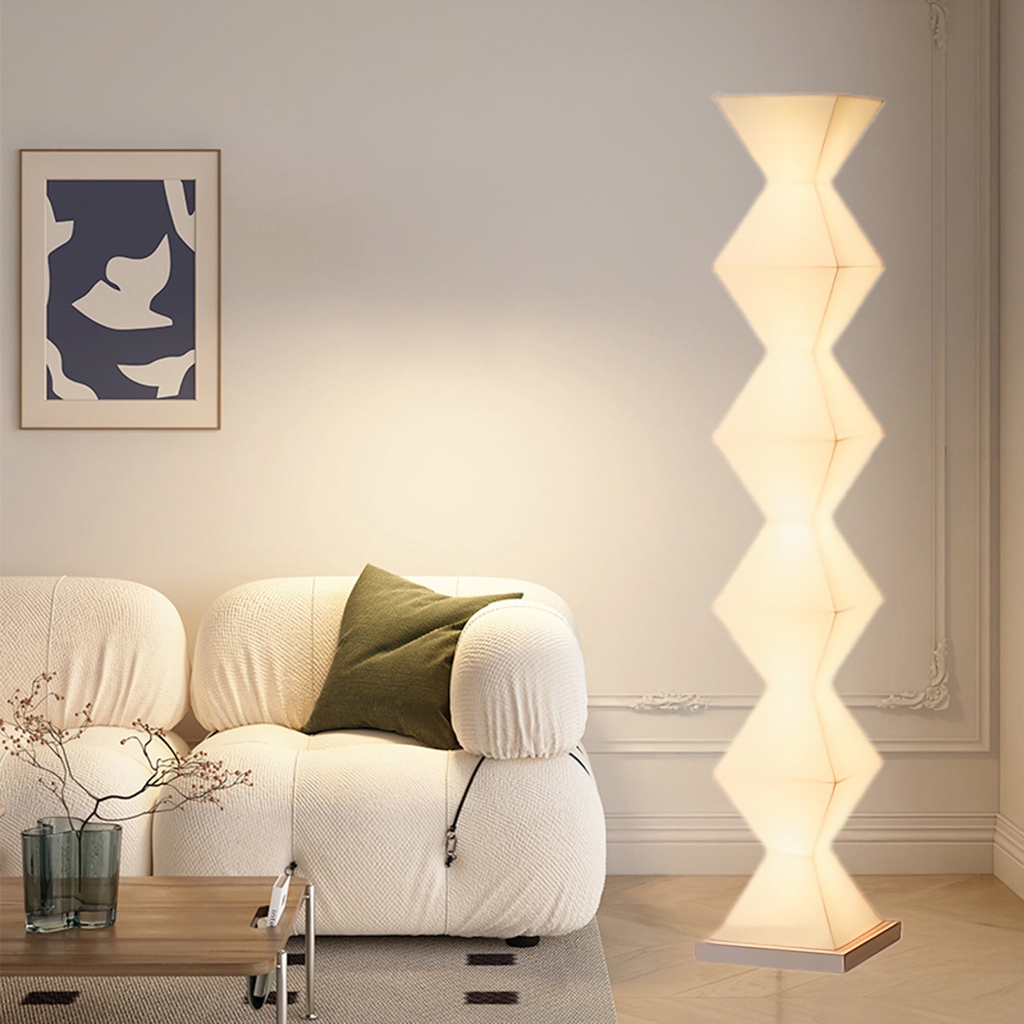 Dickson Minimalist Crystal Floor Lamp