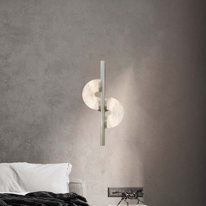 Dolly Alabaster Modern Metal Wall Lamp