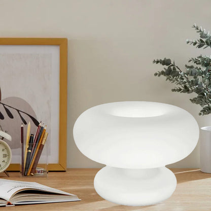 Donut Mid-century Crystal Table Lamp